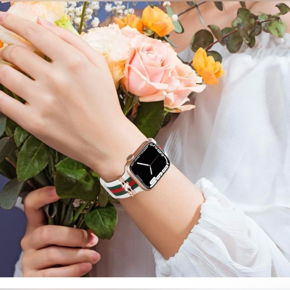 Designer Band with Charms Decor Compatible with Apple 42-44-45-49mm - Picture 4 of 6